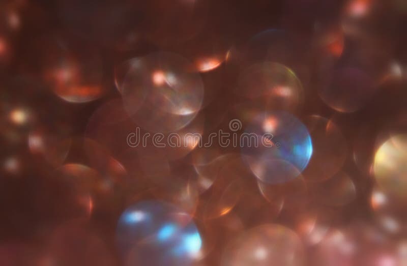 Brown background. Elegant abstract background with bokeh defocused lights stock photo