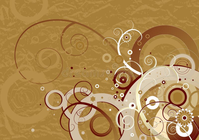 Brown background,vector stock vector. Illustration of pretty - 1566638