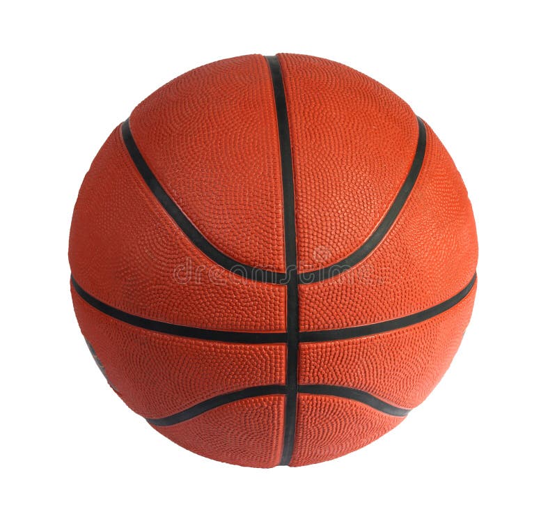 Brown basket-ball ball stock photography