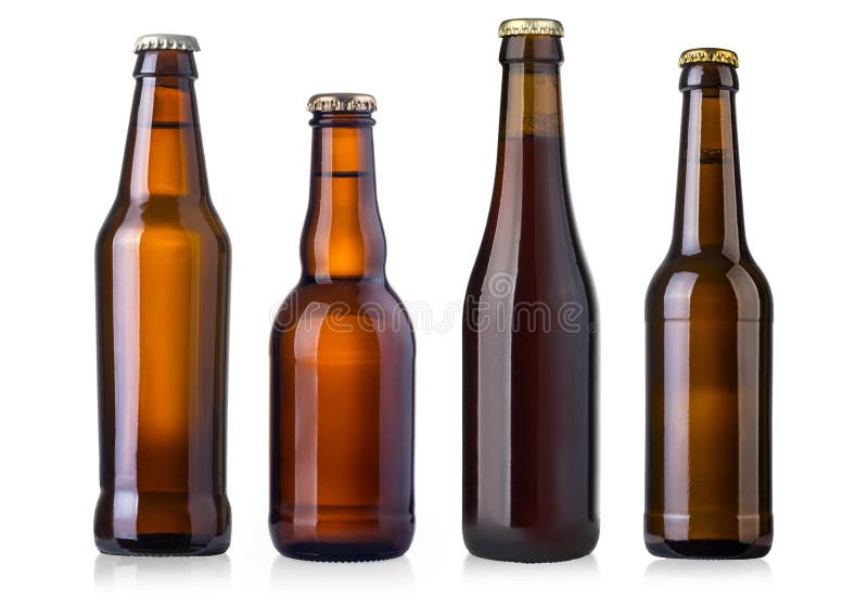 Brown beer bottle stock photo. Image of light, alcohol 61141508