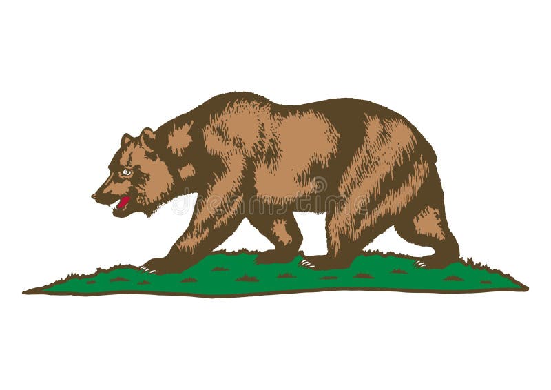 Brown betreffen Gras vektor abbildung