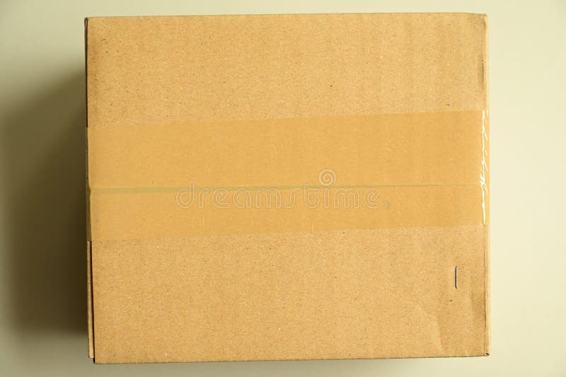 Brown Box Packaging for Shipping, Paper Textured Stock Image Image of close, deliver 277481093