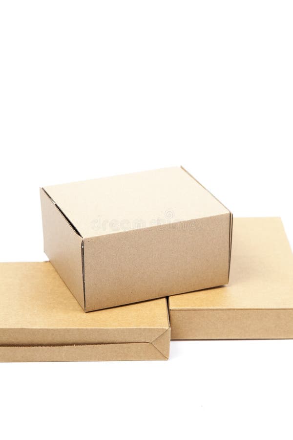 Brown boxes paper overlay. stock photo. Image of close 42861930