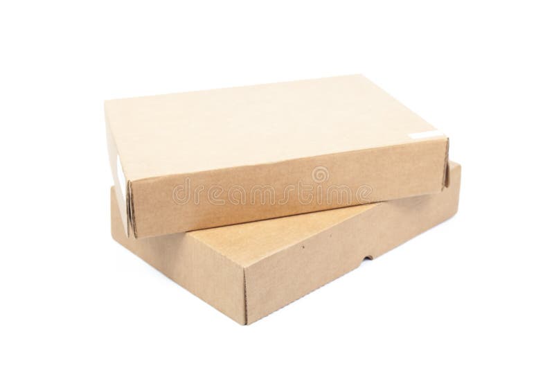 Brown boxes paper overlay. stock photo. Image of cardboard 42869042