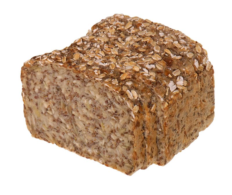 Brown bread with seeds stock photo. Image of healthy, dinner 8619702