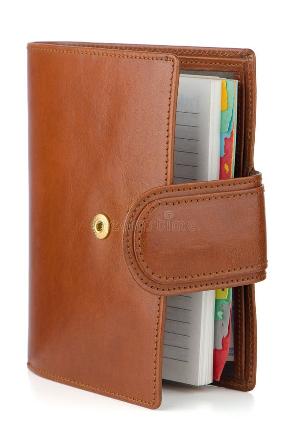 Brown business book royalty free stock images