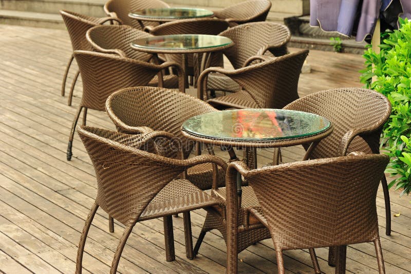 Brown cafe chairs stock image. Image of furnitures, cafe 26108361