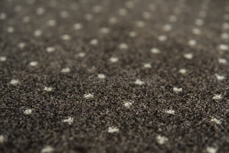 Brown carpet with a white dots texture. Indoor carpeting shoot in daylight. stock photo Brown carpet with a white dots texture. Indoor carpeting shoot in daylight. stock photo