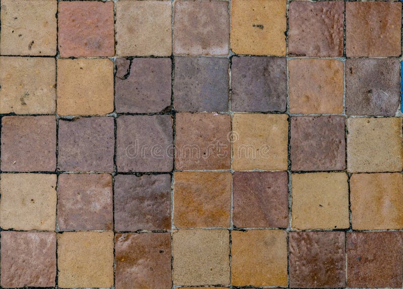 Brown ceramic tile stock image. Image of square, mosaic 93916825