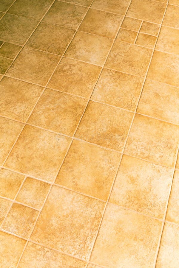 Brown Ceramic Floor Tiles Closeup Texture Stock Image Image of