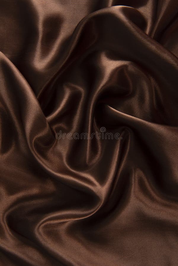 Silk cloth with chocolate color Stock Photo by ©roseburn3djob 42118449