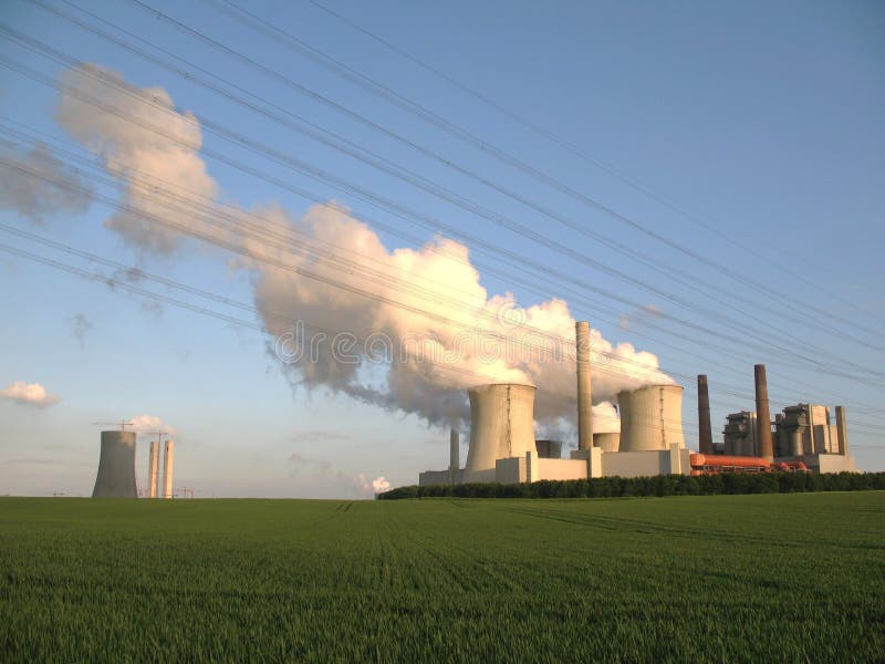 Brown coal fired power station