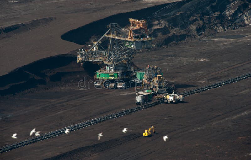 Brown Coal Mine in Poland