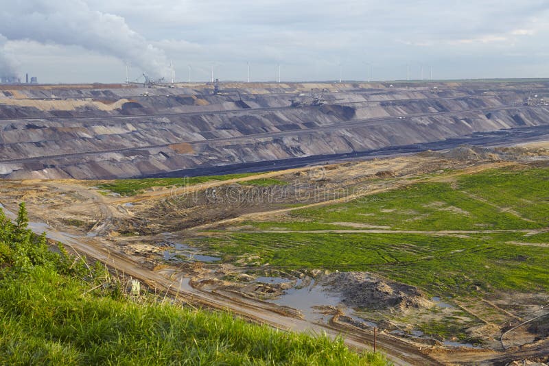 Brown Coal - Opencast Mining Garzweiler (Germany) Editorial Stock Image ...