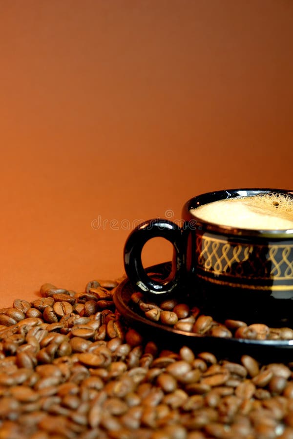 Brown coffee stock image. Image of alcoholic, grained 12642015