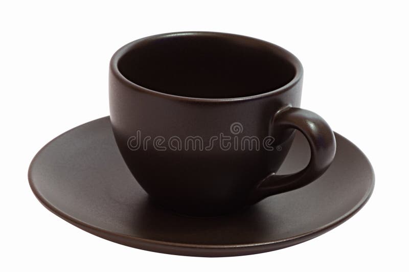 Brown Coffee Cup (Isolated)