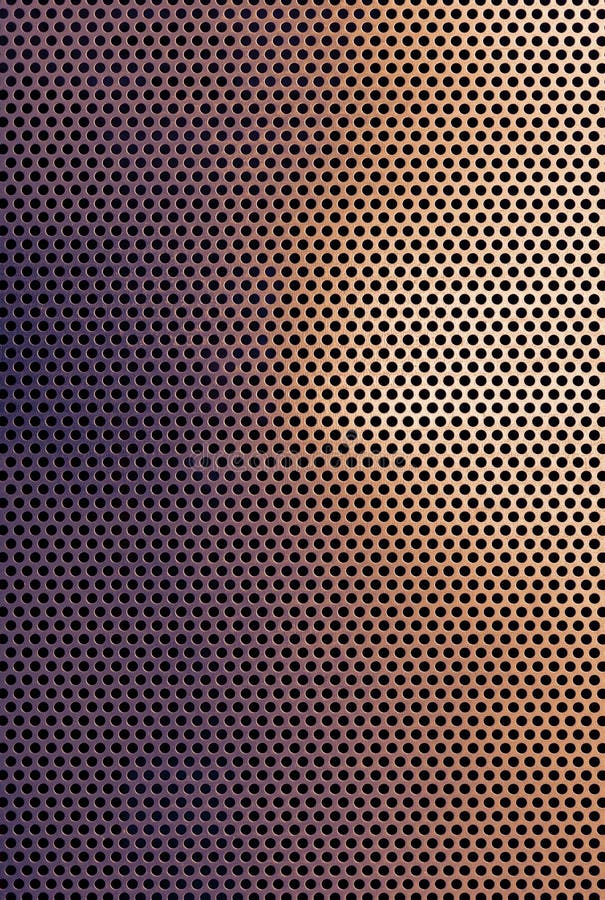 Brown Copper Colored Metal Grid Background Stock Image Image of mesh