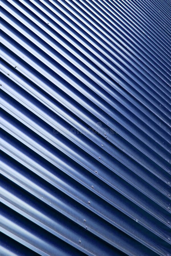 Brown Orrugated Steel Sheet Stock Photo - Image of paneling, industry ...