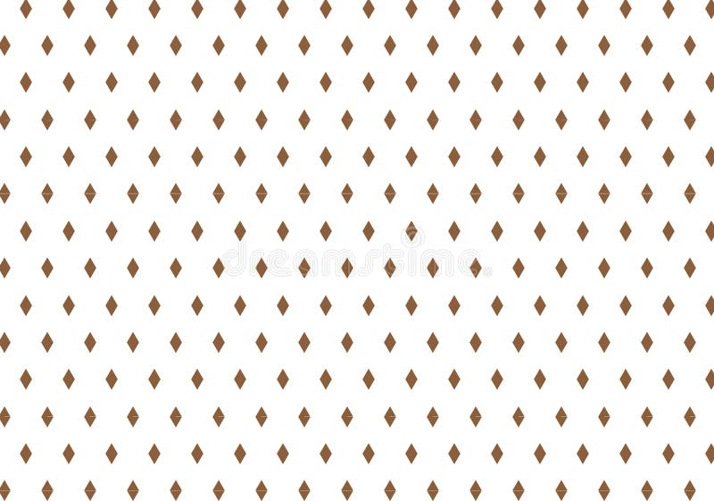 Brown diamond shape pattern background design royalty free illustration
