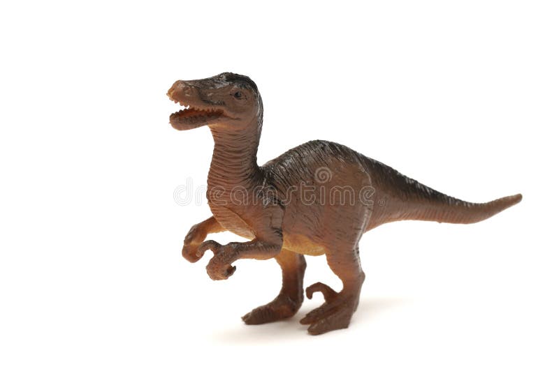 A brown dinosaur toy figure royalty free stock image A brown dinosaur toy figure royalty free stock image