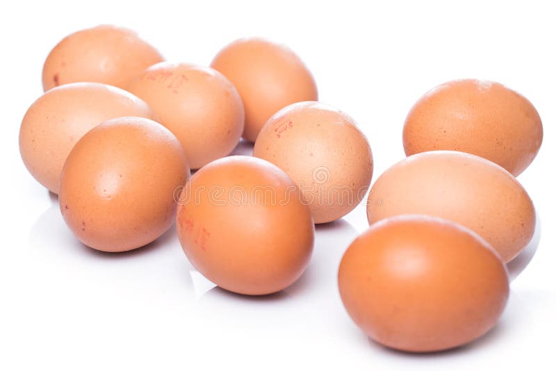 Brown eggs stock image. Image of protein, object, healthy 38104627
