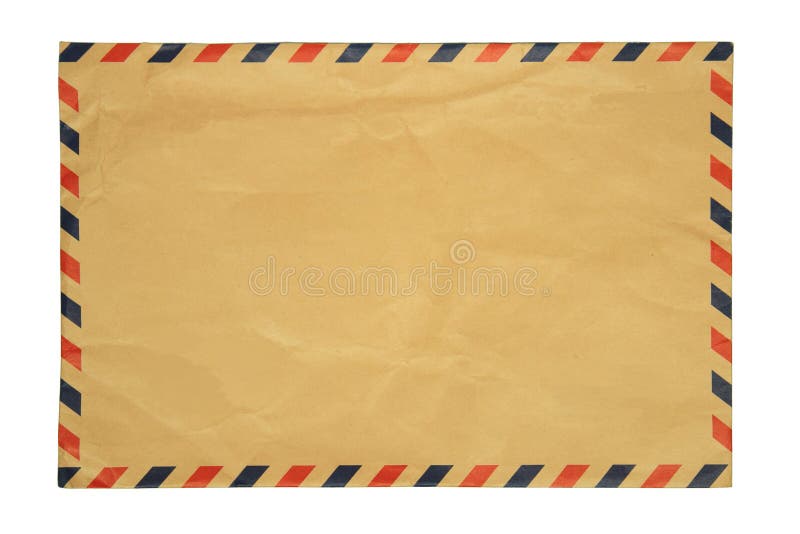 Brown envelop stock image