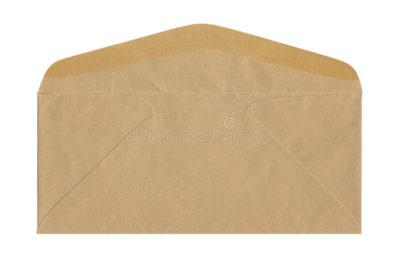 Brown Envelope stock photo. Image of creased, copyspace 6240560