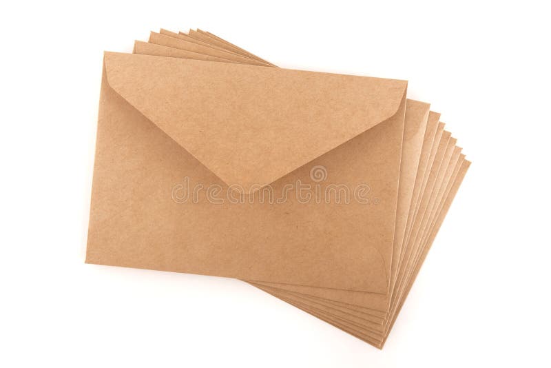 Brown Envelope stock photo. Image of brown, information 71702102