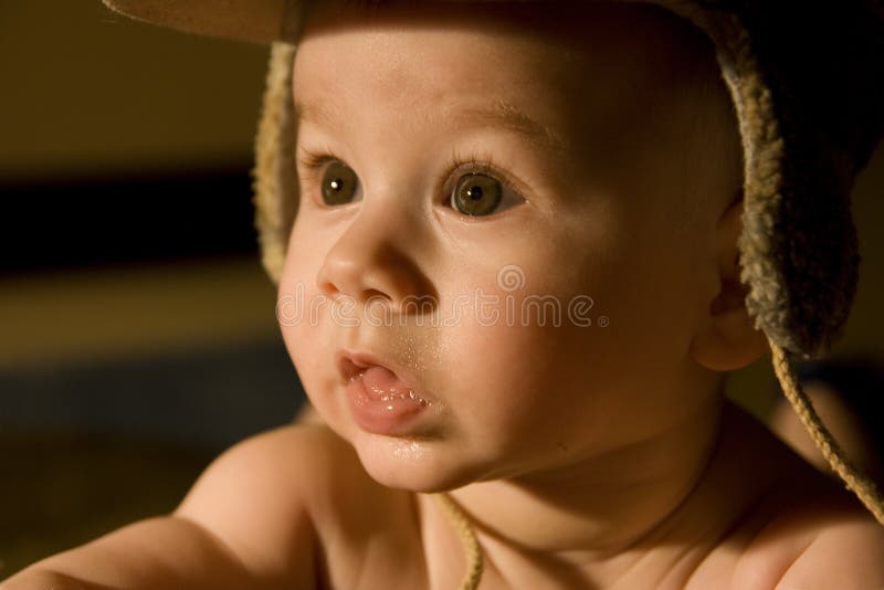 Brown Eye Baby Boy Stock Photo Image 11762250