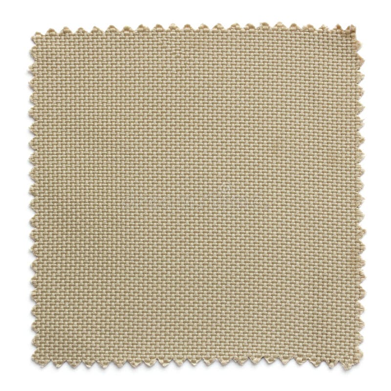 brown fabric swatch samples isolated on white