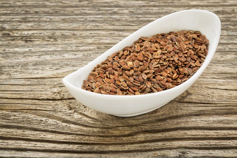Brown flax seeds stock photo. Image of grain, superfood 40472146