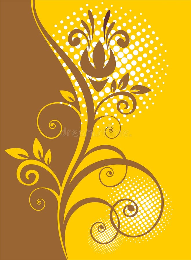780+ Yellow brown floral pattern Free Stock Photos StockFreeImages