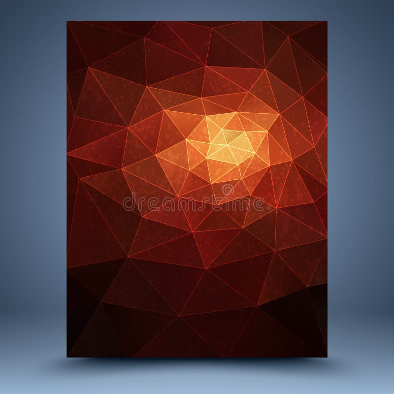 Brown grunge geometric abstract background vector illustration Brown grunge geometric abstract background vector illustration