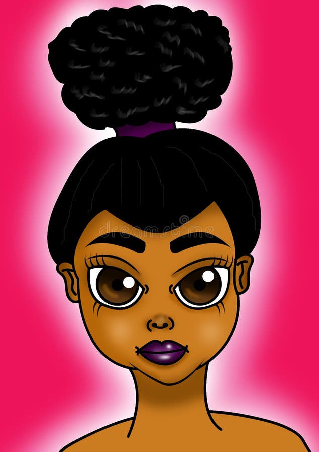 Brown Girl Cartoon Illustration Digital Art Stock Illustration - Illustration of layout, design: 178596728 Brown Girl Cartoon Illustration Digital Art Stock Illustration - Illustration of layout, design: 178596728