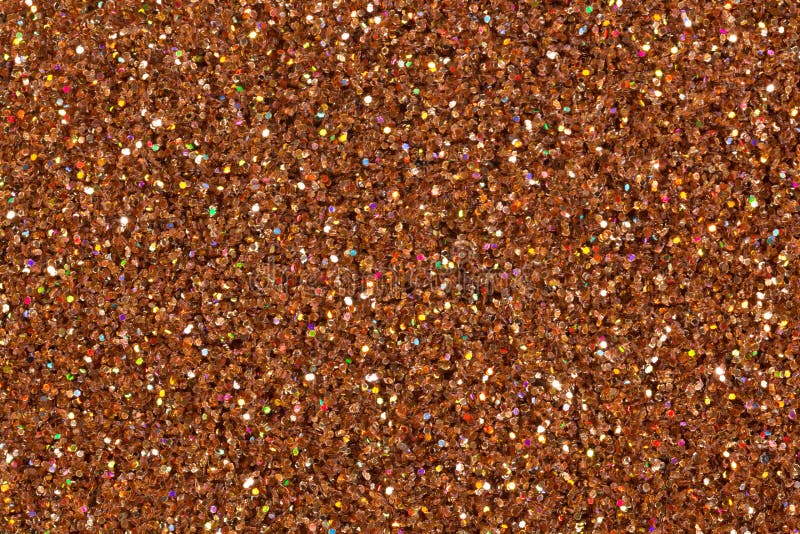 Brown Glitter Texture. Low Contrast Photo. Seamless Square Texture