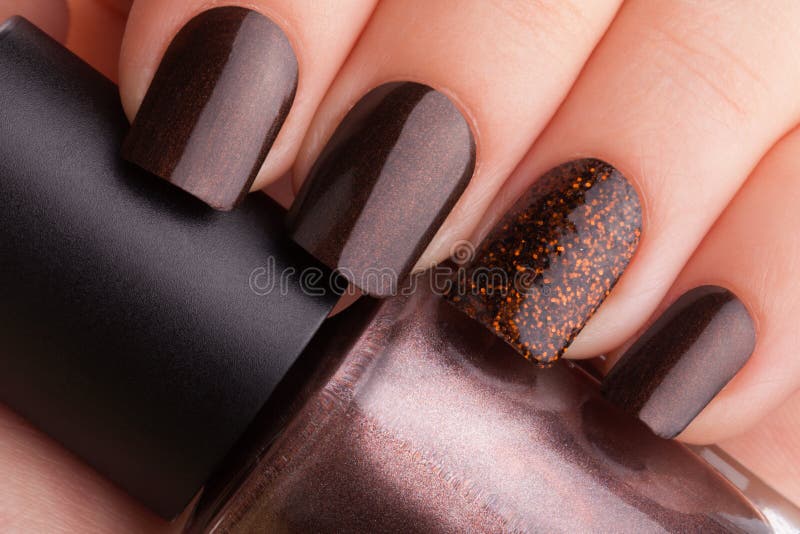 Brown gwoździe obraz stock Brown gwoździe obraz stock