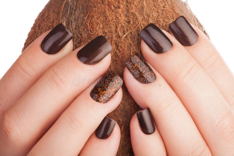 Brown gwoździe zdjęcie stock Brown gwoździe zdjęcie stock