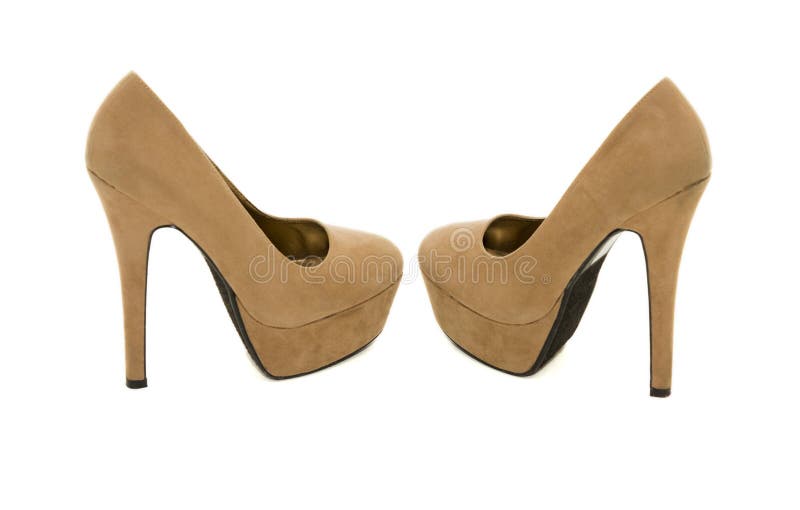 Brown high heels stock image. Image of special, high 28084097