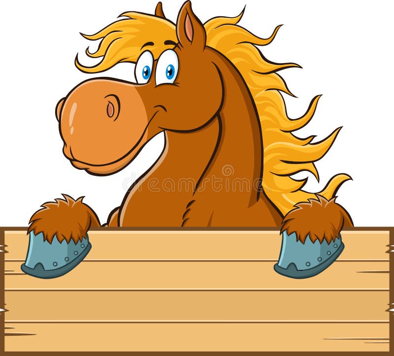 cartoon horse clipart