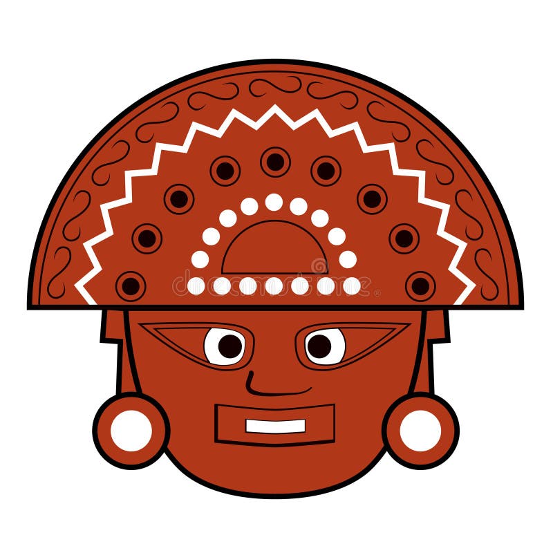 Mayan Or Incan Symbol Of A Sun Or Star Stock Vector - Illustration of ...