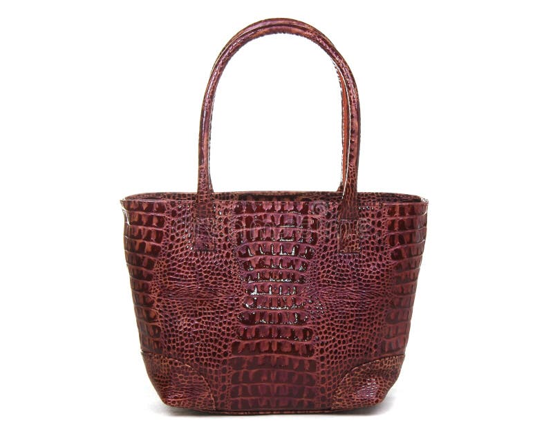 Brown leather female bag royalty free stock images Brown leather female bag royalty free stock images
