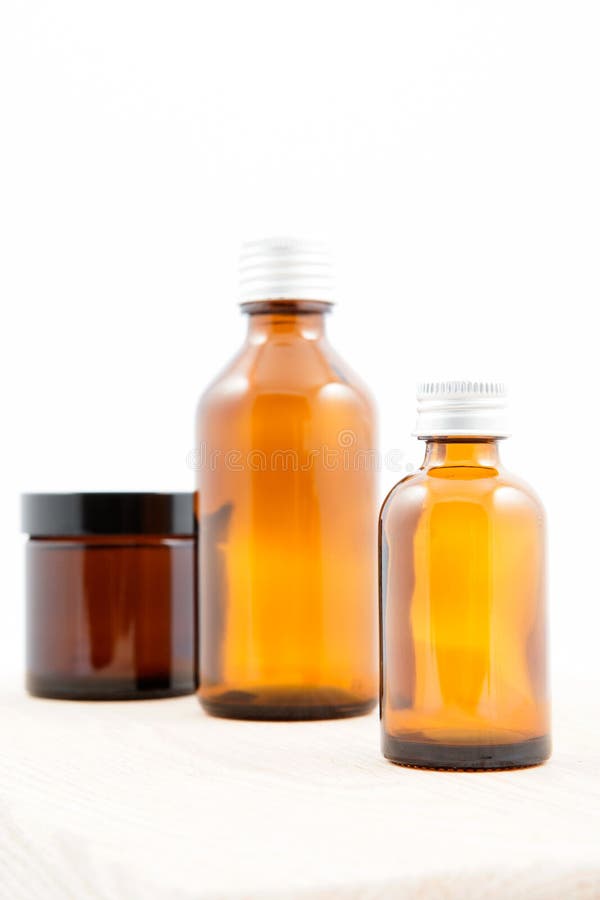 Brown Medicine bottles stock image. Image of high, medicine 51344969