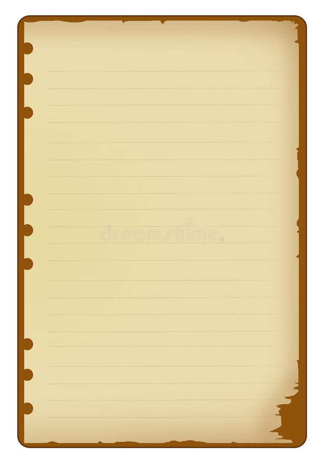 Brown notepad Background stock illustration. Illustration of colorful -  67353187