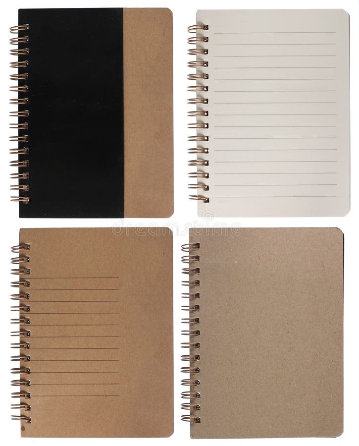 Brown notepad right page