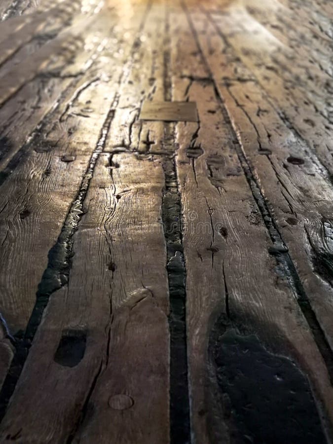 Brown Old Wood Floor with Black Stains. Stock Image Image of stained
