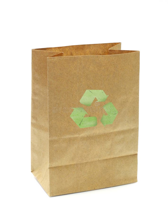 280 Recycle Brown Paper Bag Sign Stock Photos Free & RoyaltyFree
