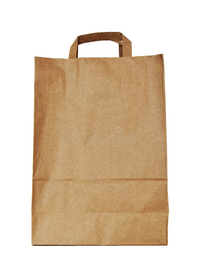 Download Brown paper bag stock image. Image of container, empty ...