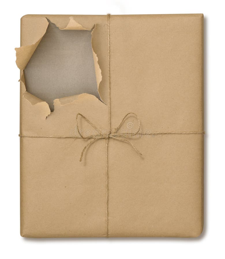 Brown Paper Package stock image. Image of twine, wrapped 9421341