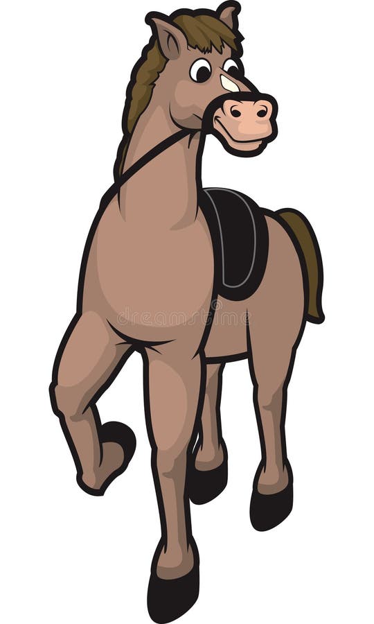 Brown-Pferd vektor abbildung