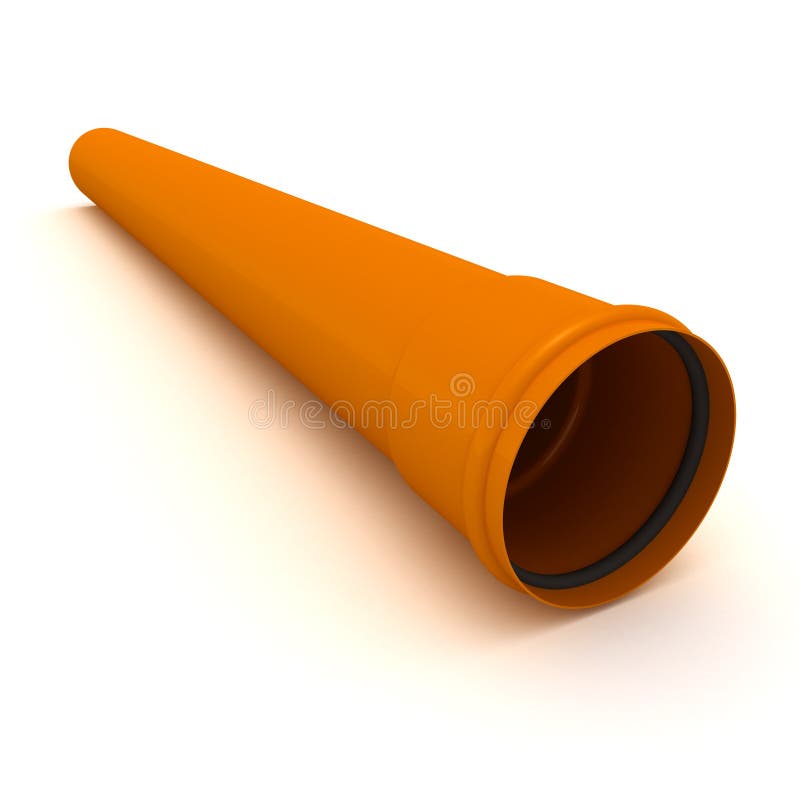Brown pipe royalty free illustration Brown pipe royalty free illustration